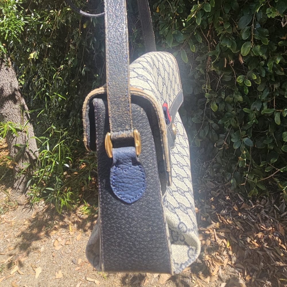 Gucci Gray Crossbody Bag **with Flaws** - Picture 2 of 9